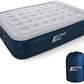 Green Haven Premium King Size Raised Airbed | Built-in Electric Pump & Carry Bag