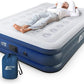 Green Haven Premium King Size Raised Airbed | Built-in Electric Pump & Carry Bag